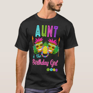 Hawaiian Luau Birthday Party Matching Tiki Outfit  T-Shirt