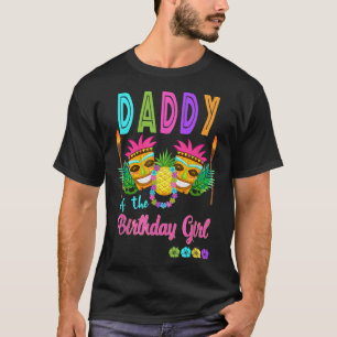 Hawaiian Luau Birthday Party Matching Tiki Outfit  T-Shirt