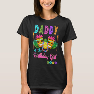 Hawaiian Luau Birthday Party Matching Tiki Outfit T-Shirt