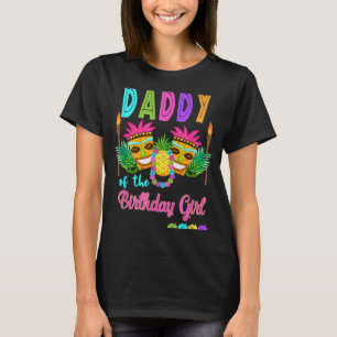Hawaiian Luau Birthday Party Matching Tiki Outfit  T-Shirt