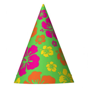 Hawaiian Luau Kid's Birthday Party Party Hat