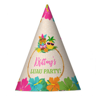 Hawaiian Luau Tropical Birthday Party Hat