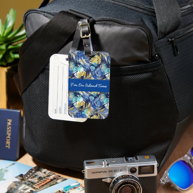 Hawaiian Luggage Tag (Front & Back)