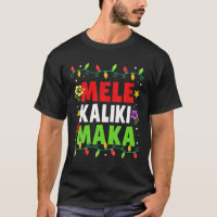 Hawaiian Mele Kalikimaka Christmas Matching Family