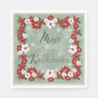 Hawaiian Mele Kalikimaka Paper Napkins