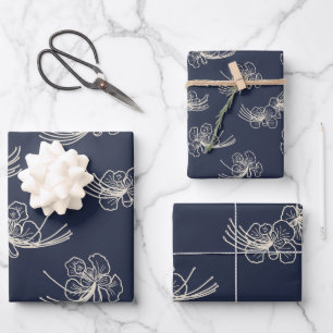 Hawaiian Modern Ohai aliii Wrapping Paper Sheet