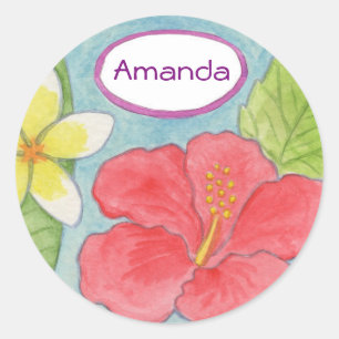 Hawaiian name sticker