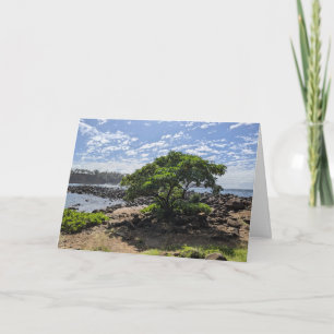 Hawaiian Natural Landscape Photography Thank You Card
