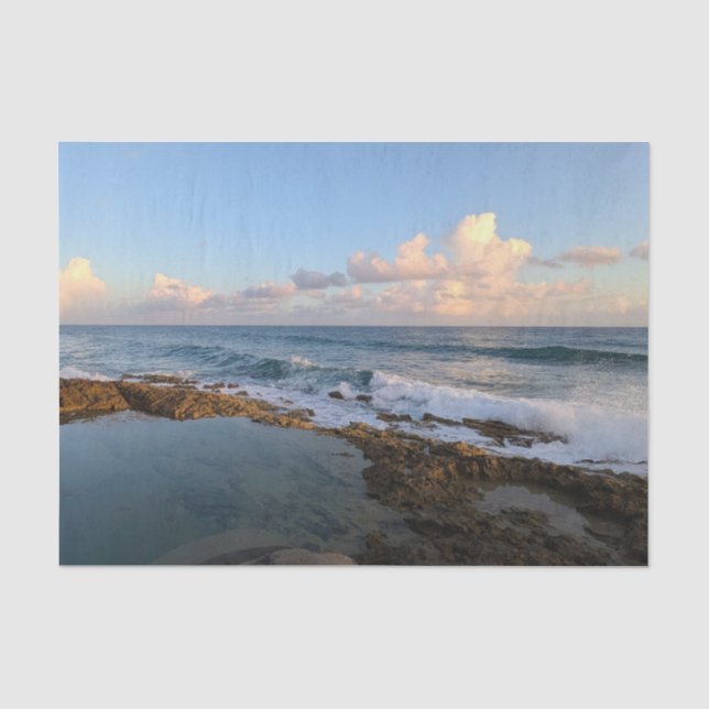 Hawaiian Natural Landscape Tissue Paper (Front)