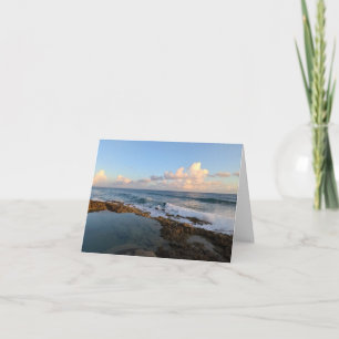 Hawaiian Ocean Peaceful Scene Thank You Card