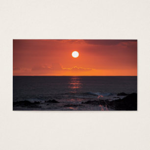 Hawaiian Ocean Sunset - Hawaii Sunsets
