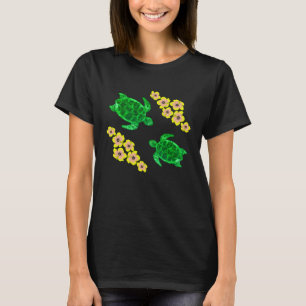 Hawaiian Ohana Family Green Sea Turtles T-Shirt