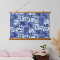 Hawaiian Paddleman Tapa in Blue
