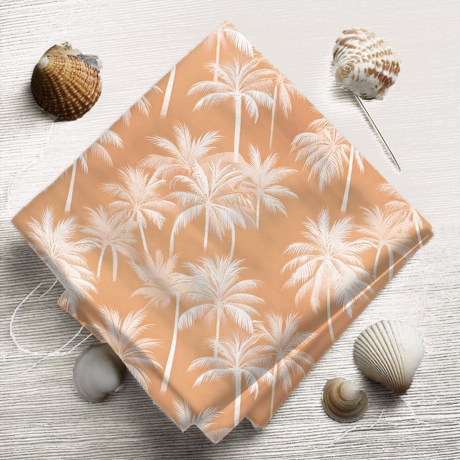 Hawaiian Palm Tree Silhouette Pattern Tacao ID1093 Fabric (Creator Uploaded)
