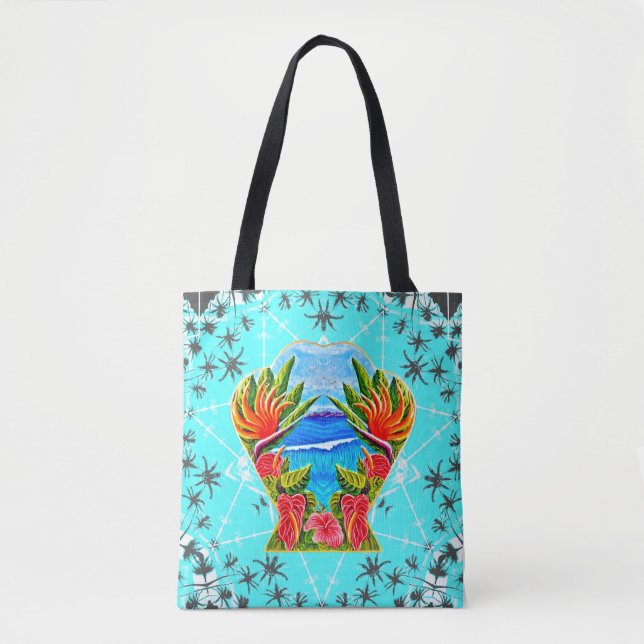 Hawaiian Paradise Twice  Tote Bag (Front)