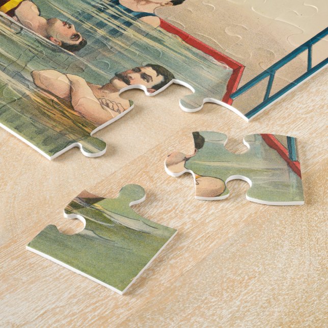 Hawaiian Pearl Divers Circus of the Sea Jigsaw Puzzle (Side)