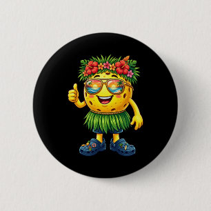 Hawaiian Pickleball Ball Tropical Beach Summer 6 Cm Round Badge