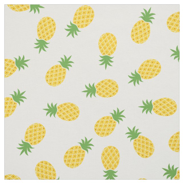 Hawaiian Pineapple Pattern Tropical design Fabric (Swatch)
