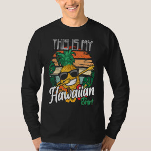 Hawaiian Pineapple Sunglass Retro Sunset Hi Hawaii T-Shirt