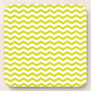 Hawaiian Pineapple Wave Chevron Coaster