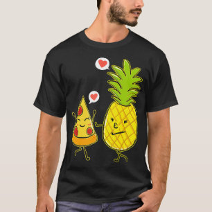 Hawaiian Pizza Slice Falling In Love With A Pineap T-Shirt