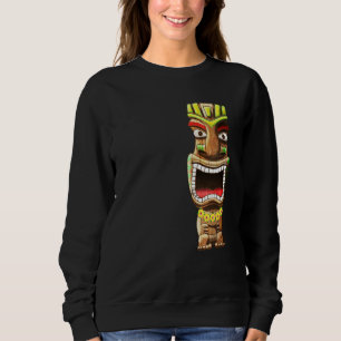 Hawaiian Polynesian Tiki Statue Sweatshirt