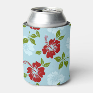 Hawaiian Print Can Cooler