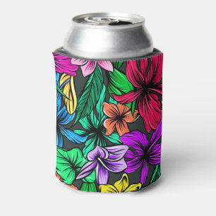 Hawaiian Print  Can Cooler