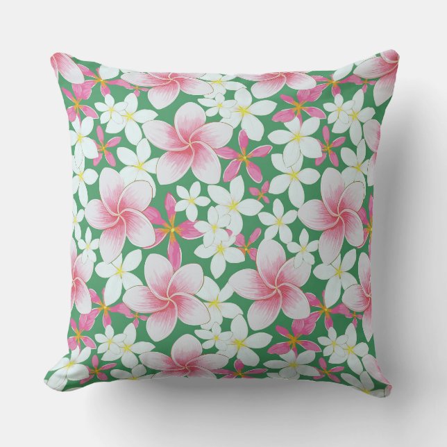 Hawaiian print  cushion (Front)