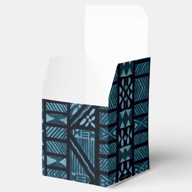 Hawaiian Print Favour Box (Opened)