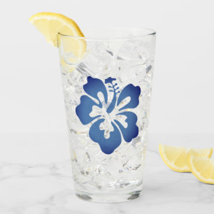 Hawaiian Print Glass