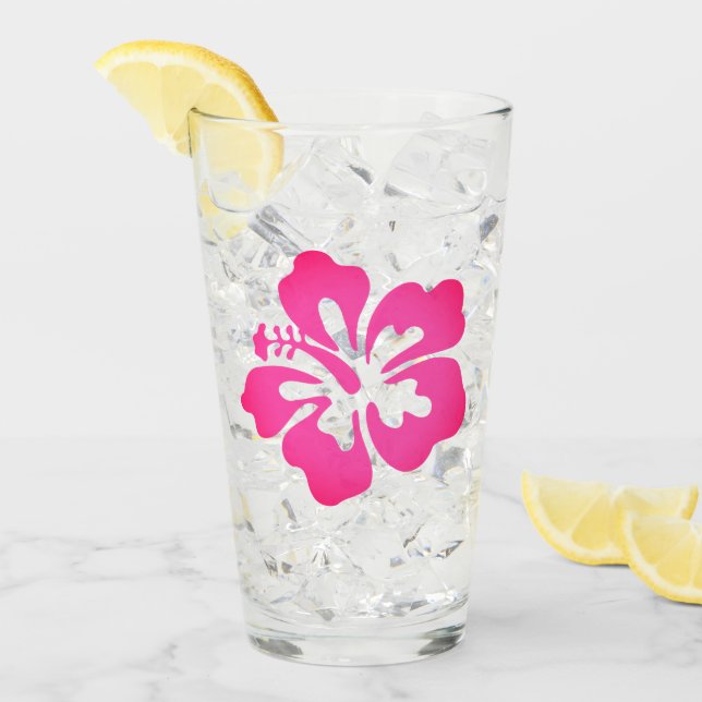 Hawaiian Print  Glass (Front Ice)