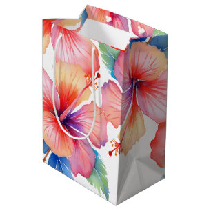 Hawaiian print  medium gift bag