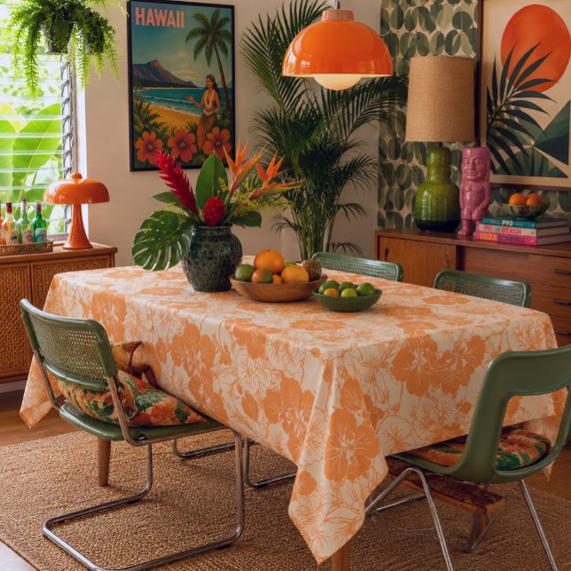 Hawaiian print Ohai Alii flower Tablecloth (Creator Uploaded)