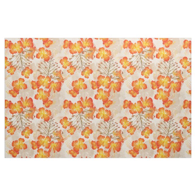 Hawaiian print Ohai Alii Pattern v2 Fabric (Yard)