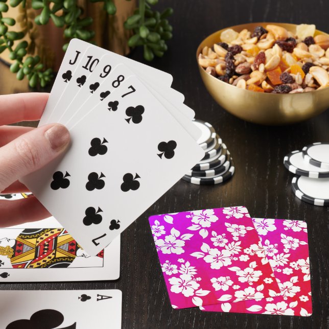 Hawaiian Print  Playing Cards (In Situ)