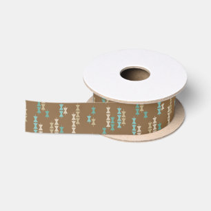 Hawaiian print satin ribbon