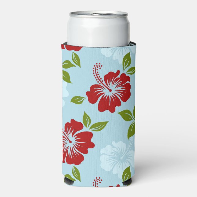 Hawaiian Print Seltzer Can Cooler (Seltzer Front)
