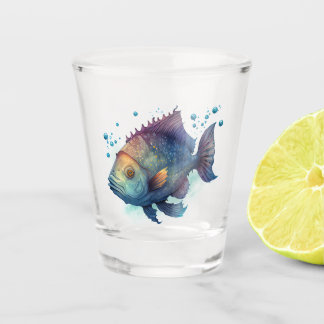 Hawaiian Print Shot Glass