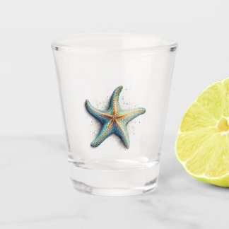 Hawaiian Print Shot Glass