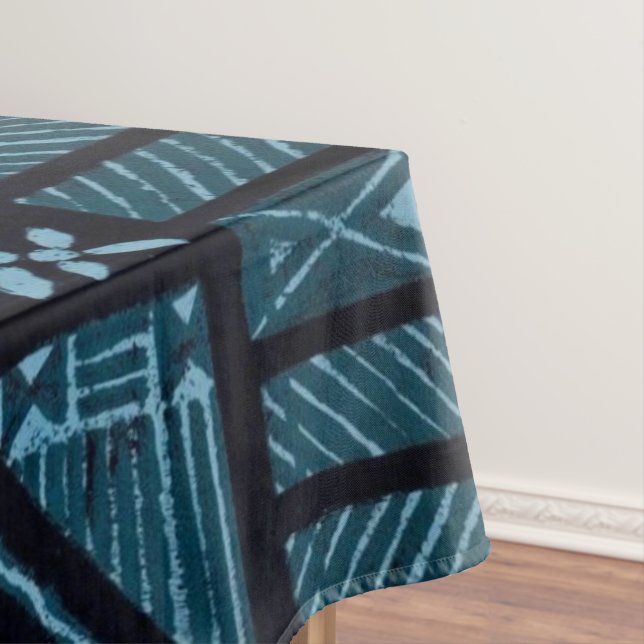 Hawaiian Print Tablecloth (In Situ)