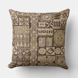 hawaiian print throw pillow