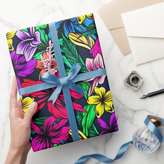Hawaiian Print Wrapping Paper (Gifting)