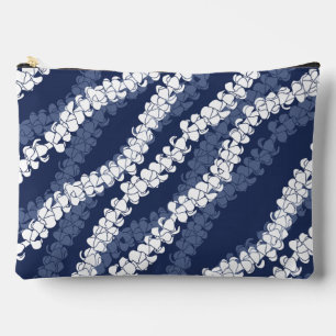 Hawaiian Puakenikeni blue Accessory Pouch