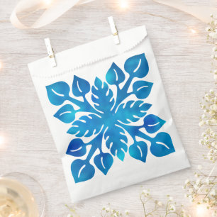 Hawaiian quilt anthurium favour bags
