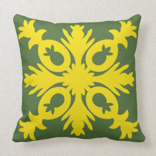 HAWAIIAN QUILT PILLOW- pineapple Cushion