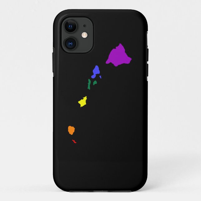 Hawaiian Rainbow Case-Mate iPhone Case (Back)