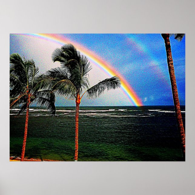 Hawaiian Rainbow Poster (Front)