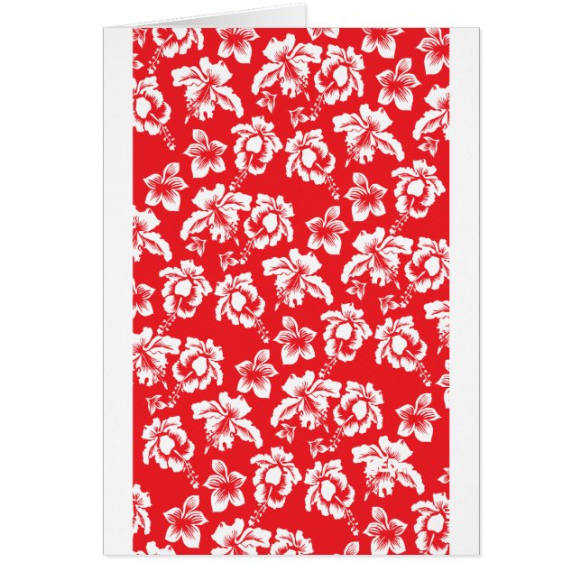 Hawaiian Red Flowers (Front)
