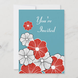 Hawaiian Retro Invitations